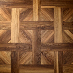 Warm Walnut Basket Weave