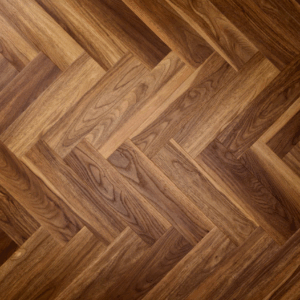 Warm Walnut Herringbone